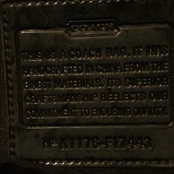 Like New Authentic Coach Tote - Picture 5 of 5